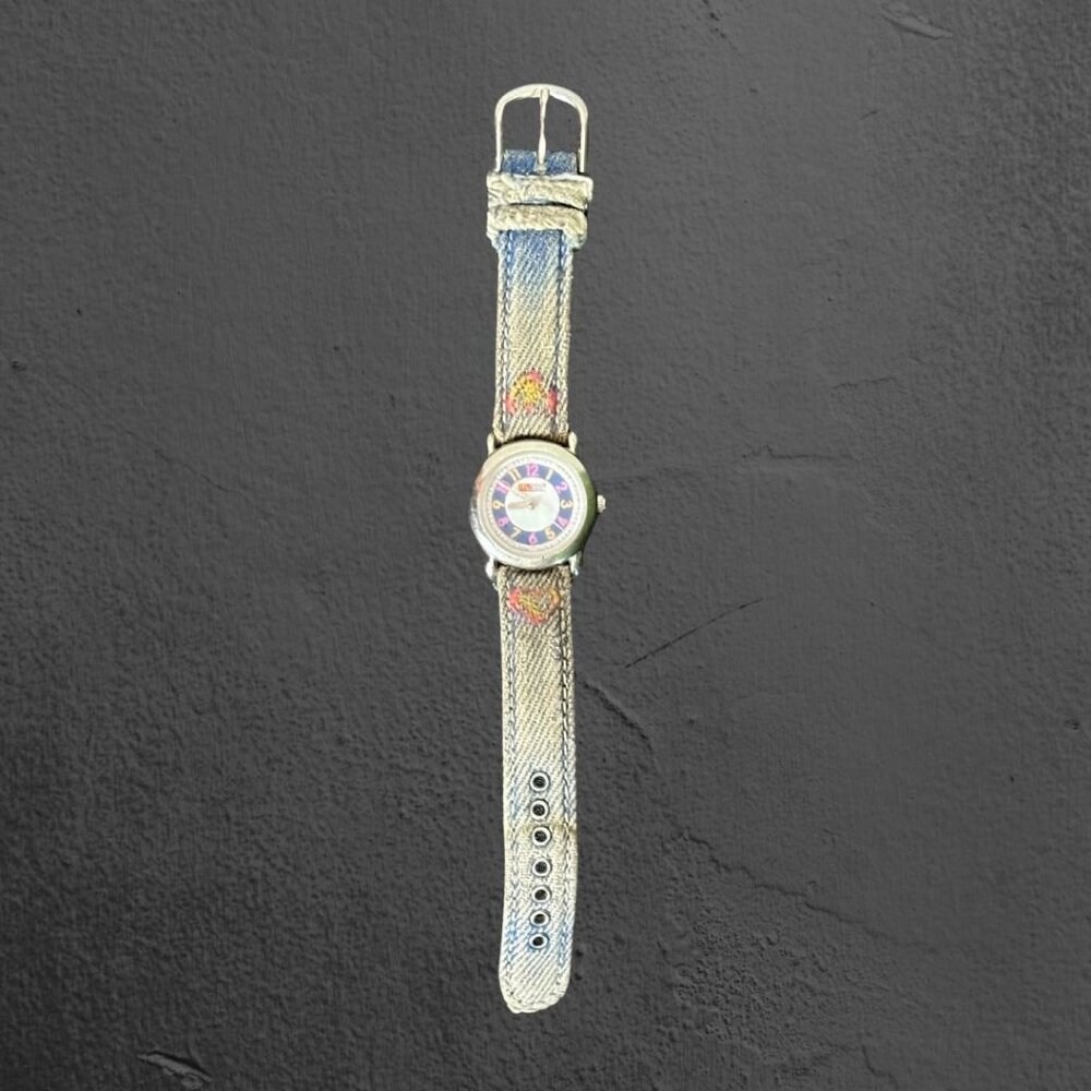 Vintage McDonalds Mc Kids 90's Stitch Canvas Watch